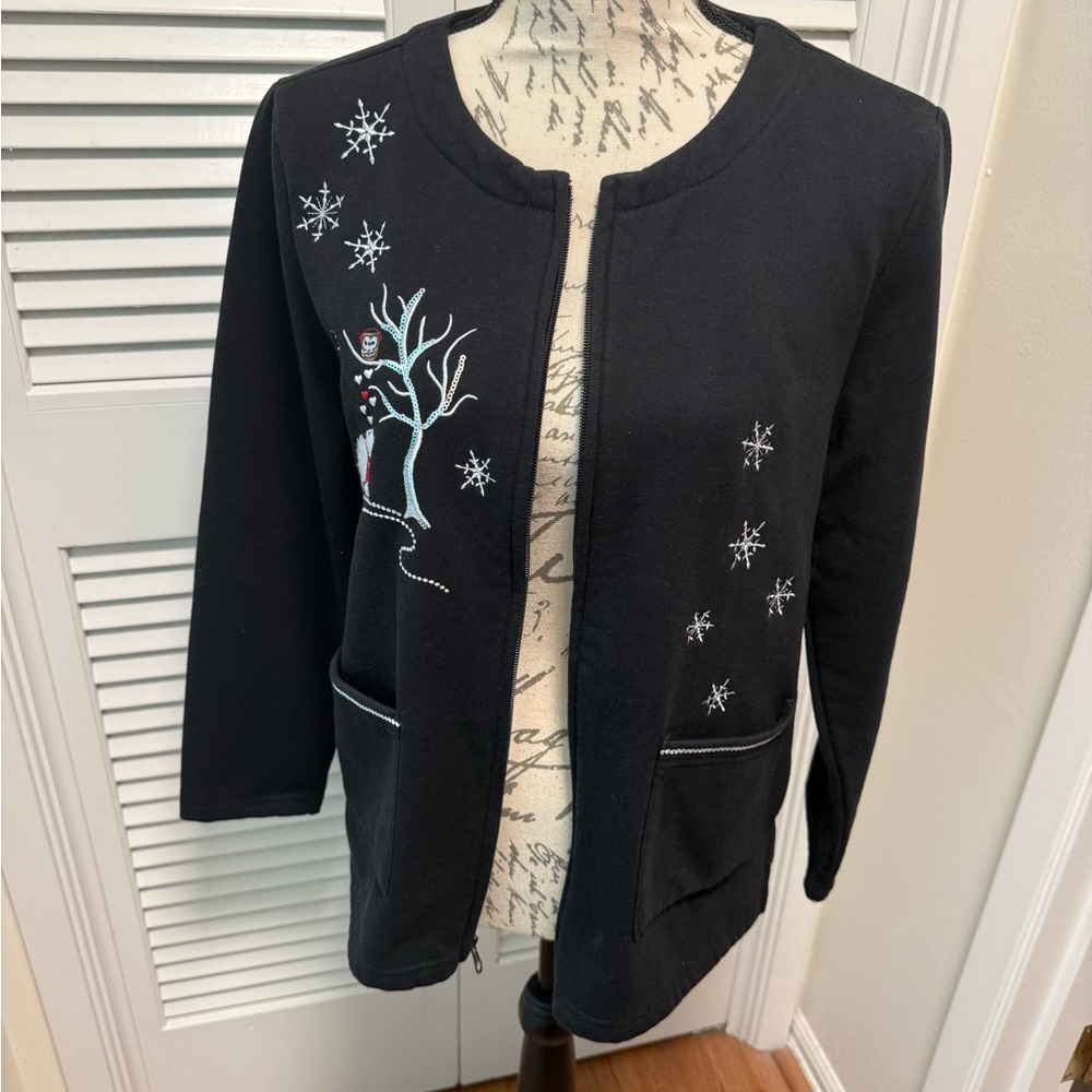 Bon Worth Black Cotton Blend Garment